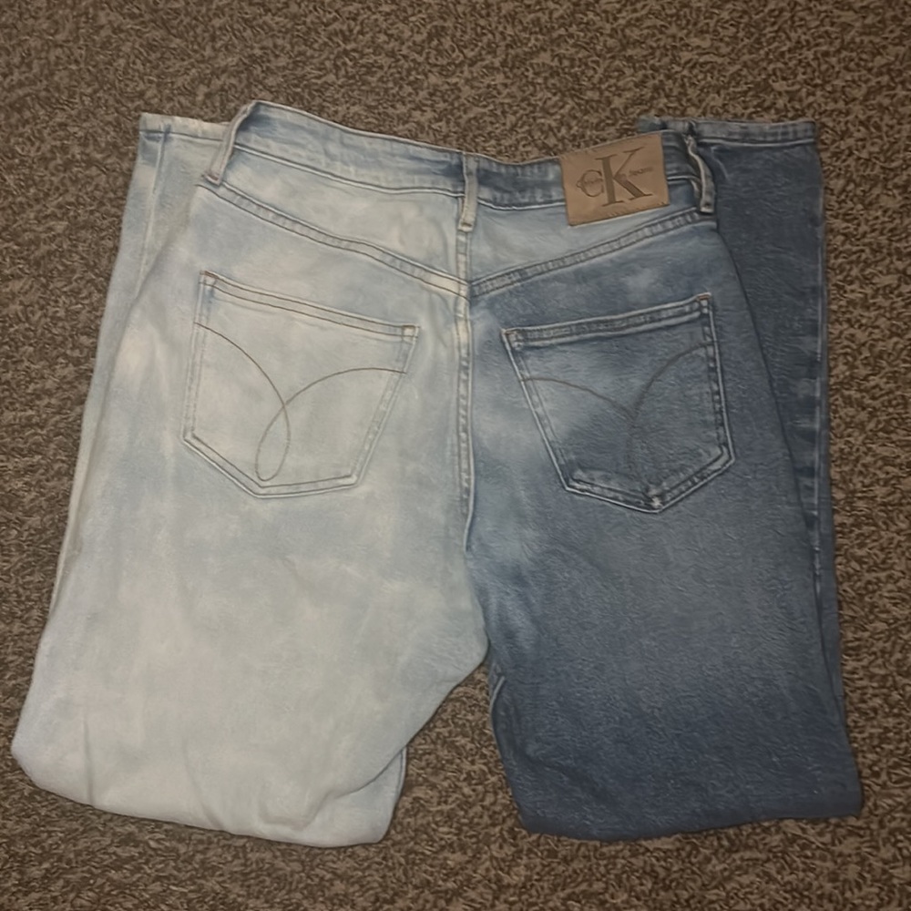 Calvin Klein High Rise Mom Jean 27” Size 26